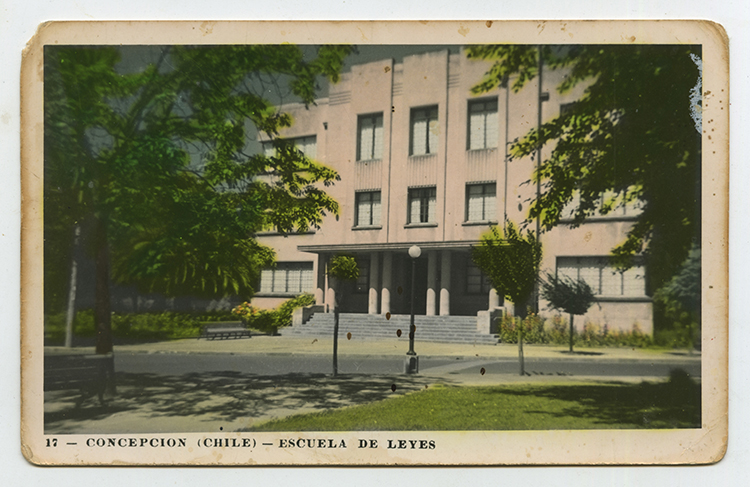 Escuela de Leyes, Universidad de Concepción 1959 - Archivo Histórico de Concepción